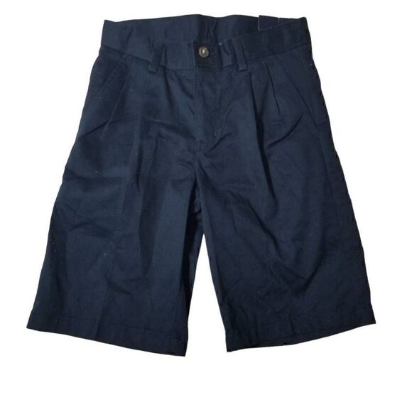 CHAPS NEW APPROVED SCHOOLPLEAT FRONT WRINKLE RESISTANT ADJUSTABLE WAIST SHORTS - Picture 5 of 6